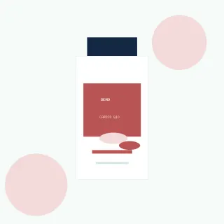 Демо опаковка на продукта Cardio Q10 Notes